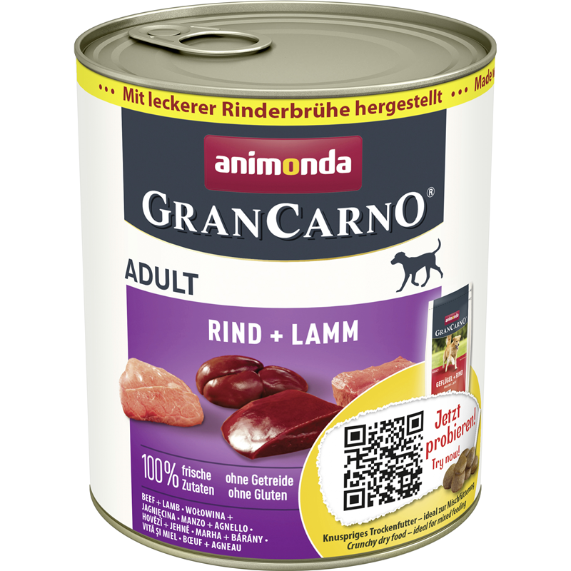 Animonda Dog Dose GranCarno Adult Rind & Lamm 800 g