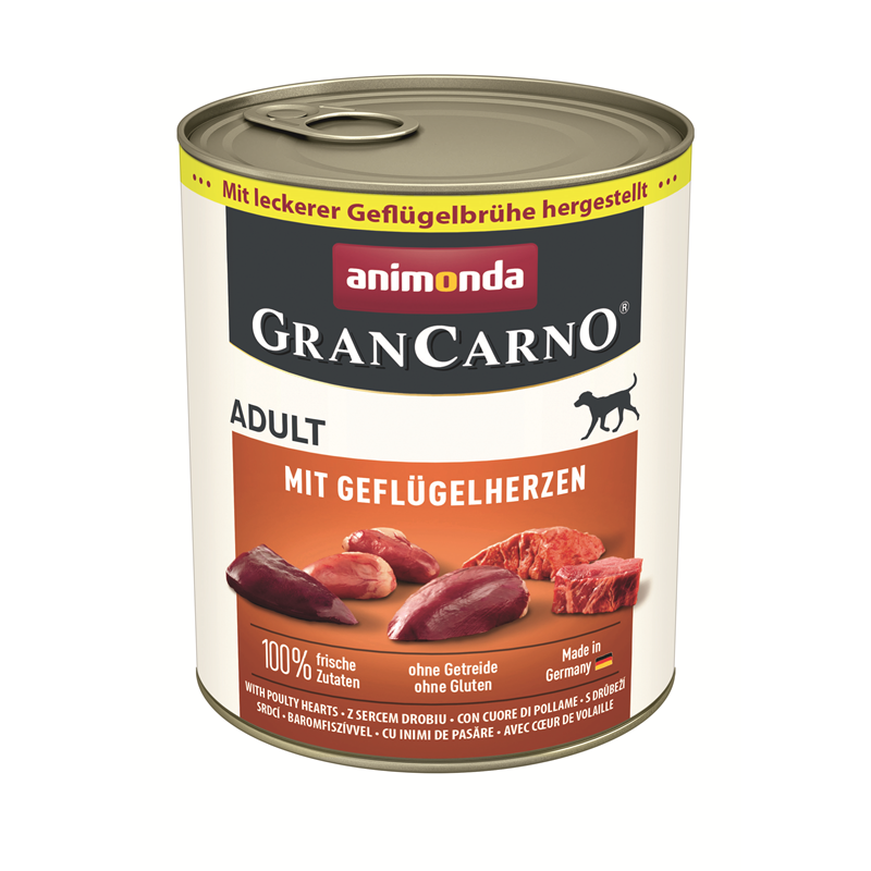 Animonda GranCarno Adult Geflügelherzen 800 g
