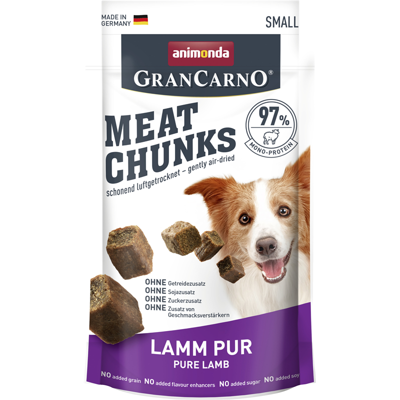 Animonda Dog Snack GranCarno Adult Meat Chunks Lamm pur 60 g