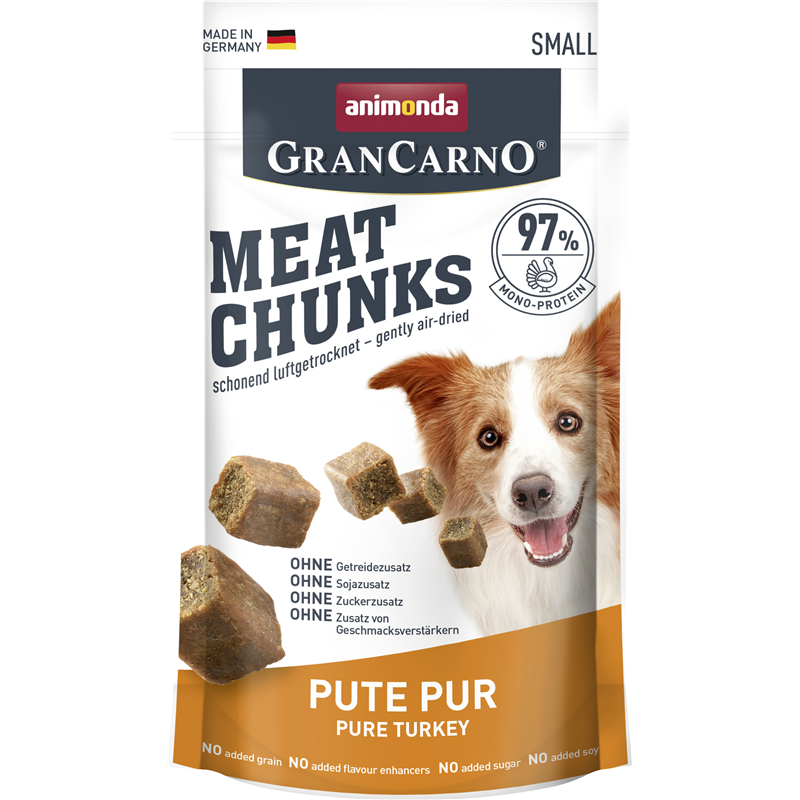 Animonda Dog Snack GranCarno Adult Meat Chunks Pute pur 60 g