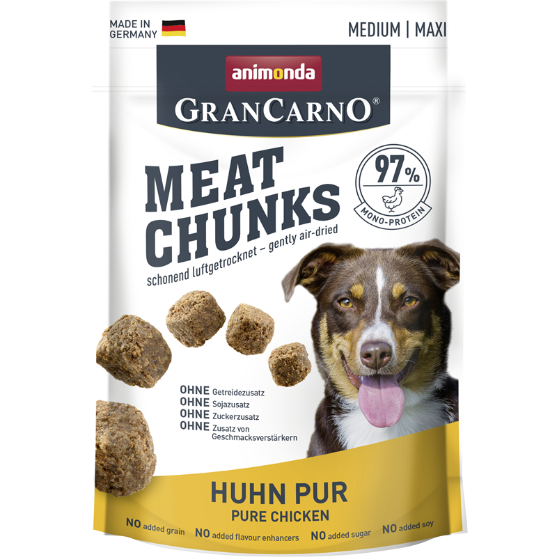 Animonda Dog Snack GranCarno Adult Meat Chunks Huhn pur 80 g