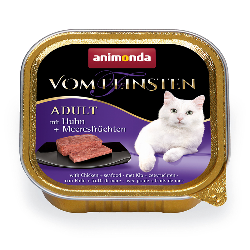 Animonda Cat Vom Feinsten  Adult mit Huhn & Meeresfrüchte 100 g