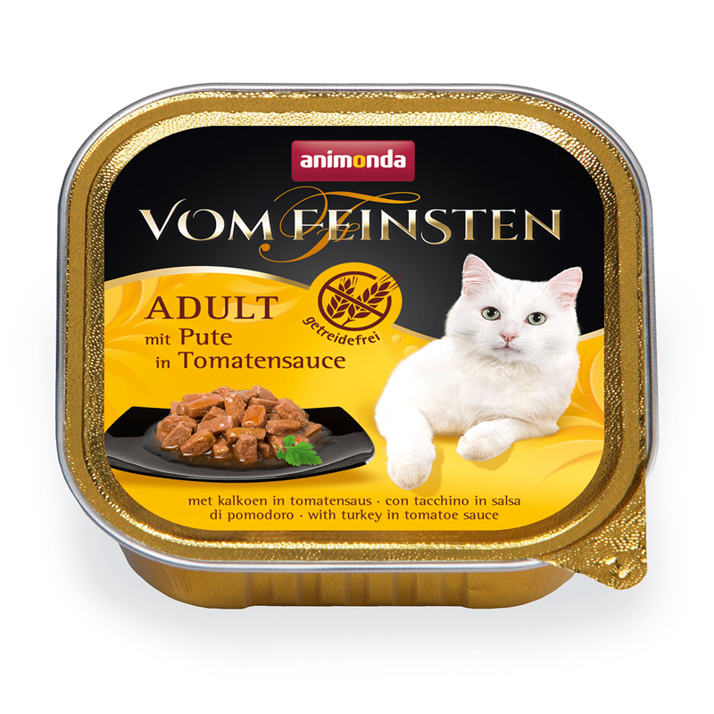 Animonda Cat Vom Feinsten mit Pute in Tomatensauce 100g