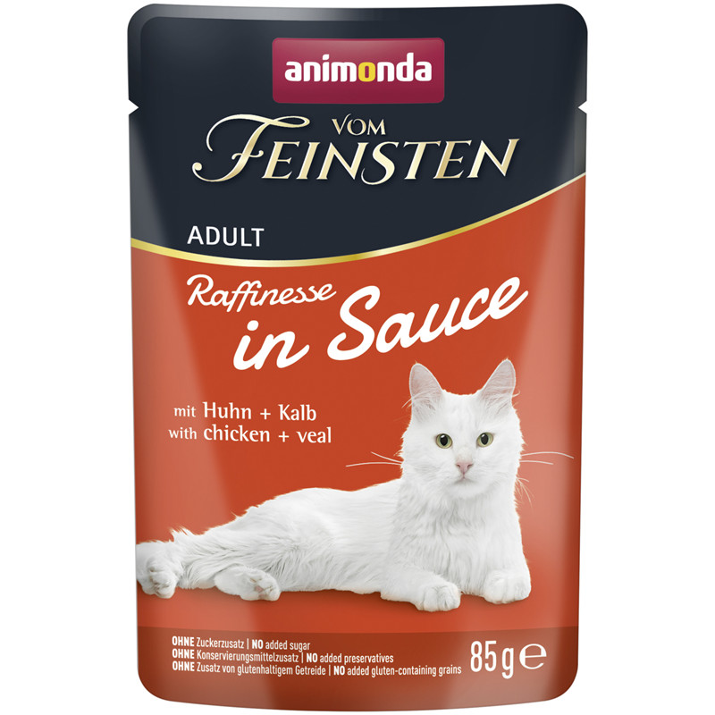 Animonda Vom Feinsten Raffinesse in Sauce Adult mit Huhn + Kalb 85 g