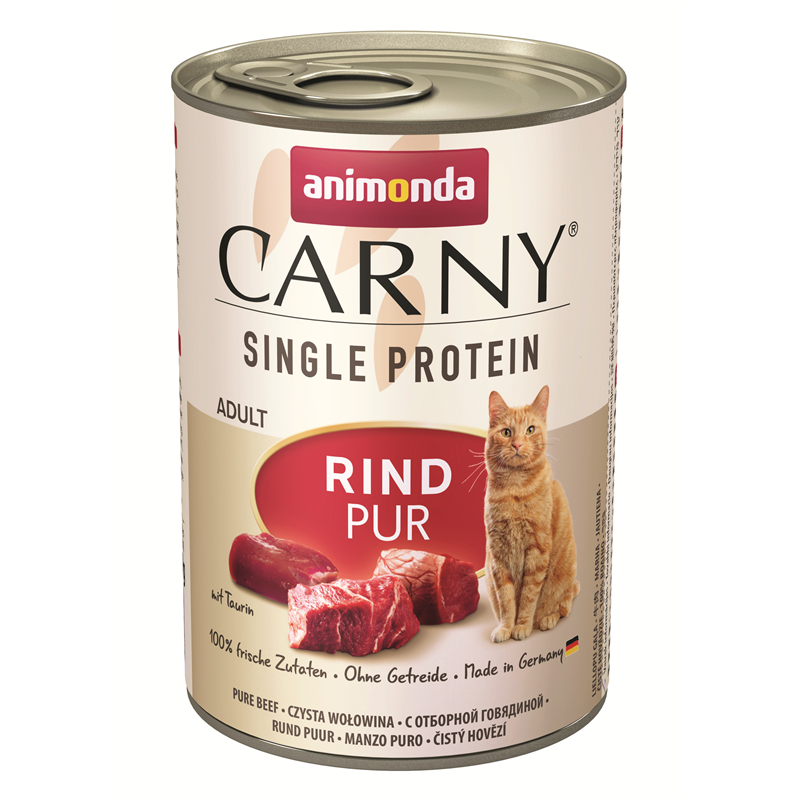Animonda Cat Dose  Carny Adult Single Protein Rind pur 400 g