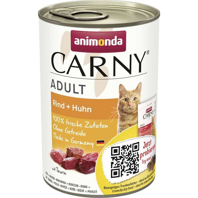 Animonda Cat Dose Carny Adult Rind & Huhn 400g