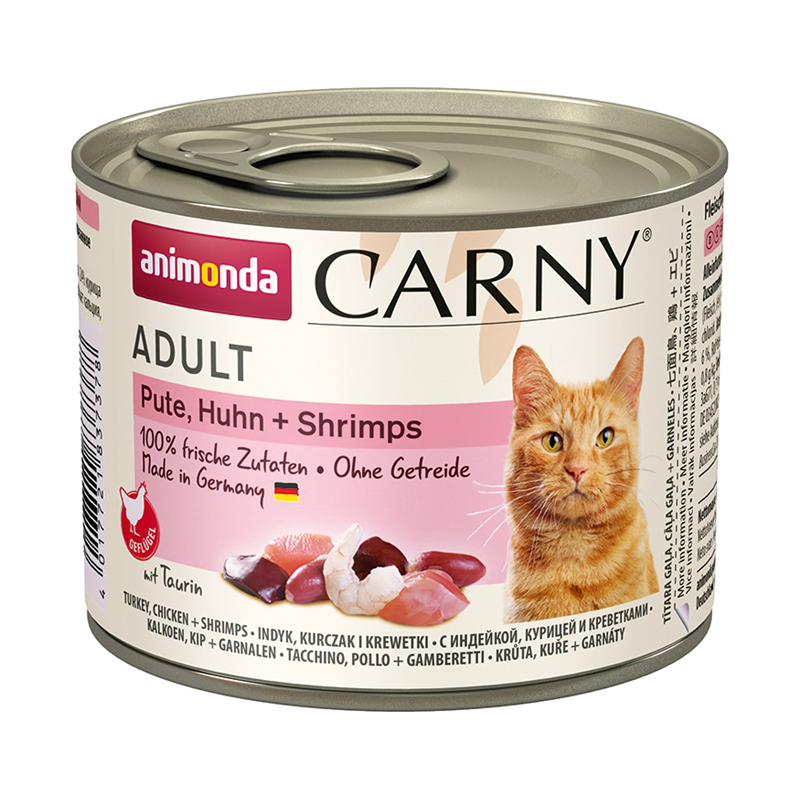 Animonda Cat Dose Carny Adult Pute & Huhn & Shrimps 200g