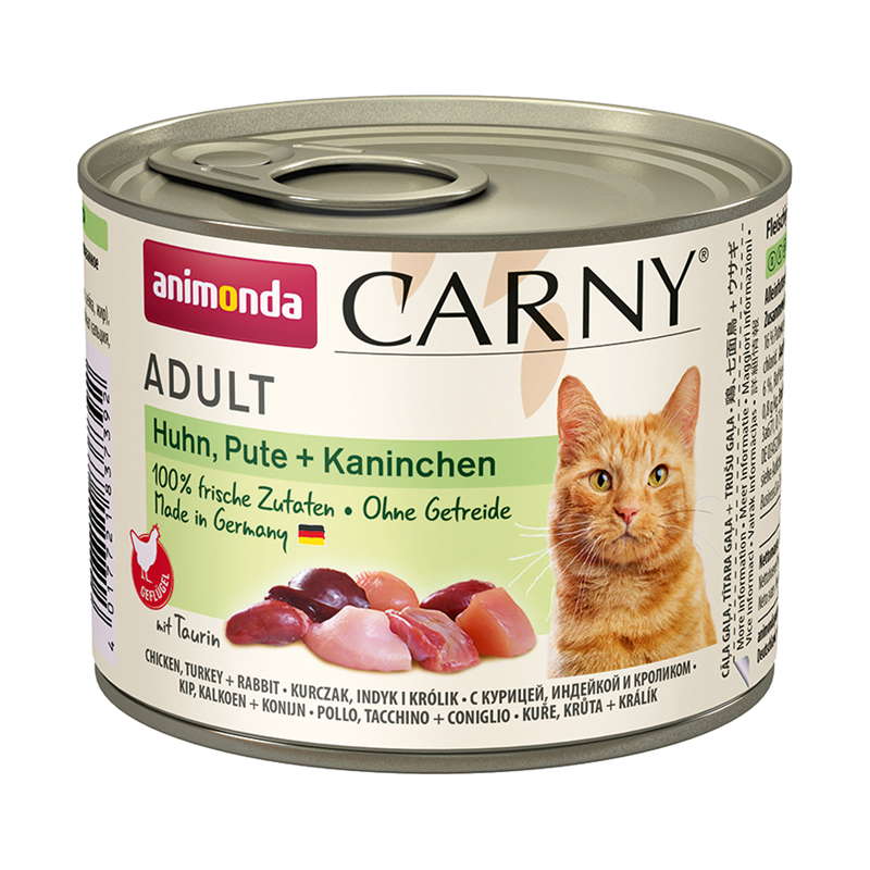 Animonda Cat Dose Carny Adult Huhn & Pute & Kaninchen 200g