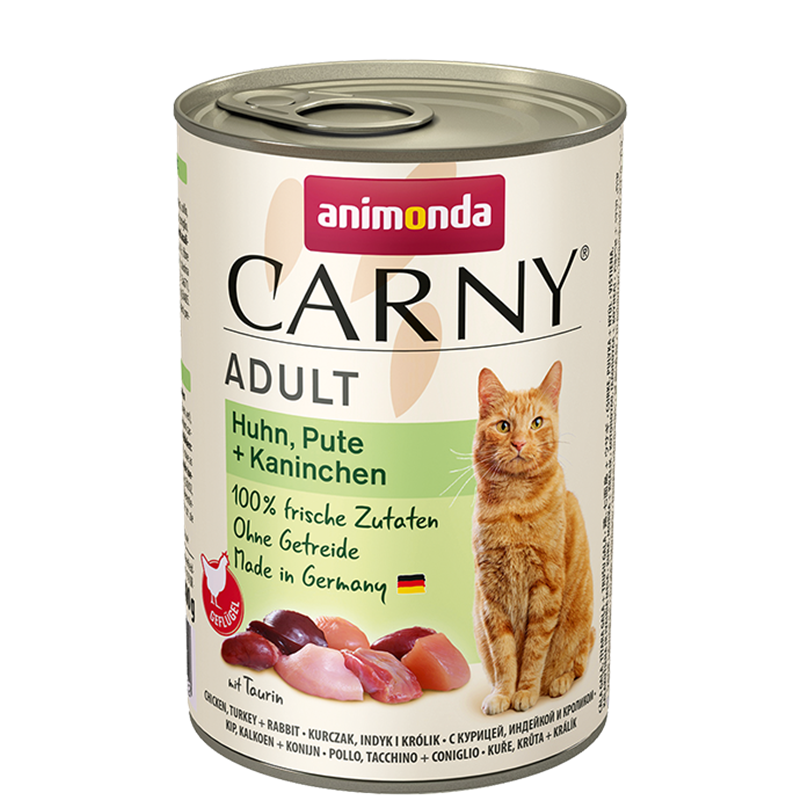 Animonda Cat Dose Carny Adult Huhn & Pute & Kaninchen 400g
