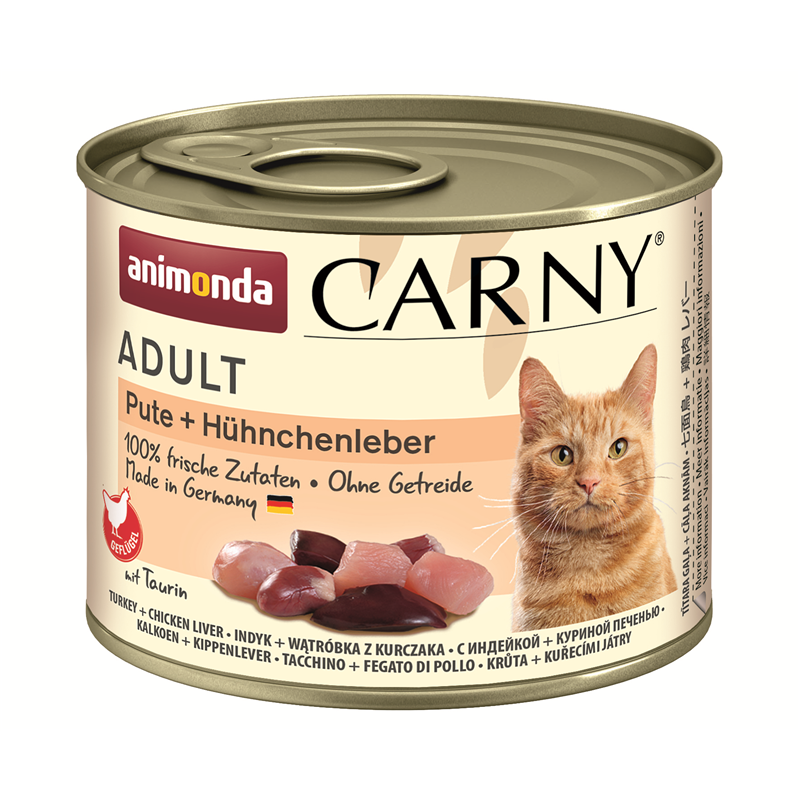 Animonda Cat Dose Carny Adult Pute & Hühnchenleber 200g