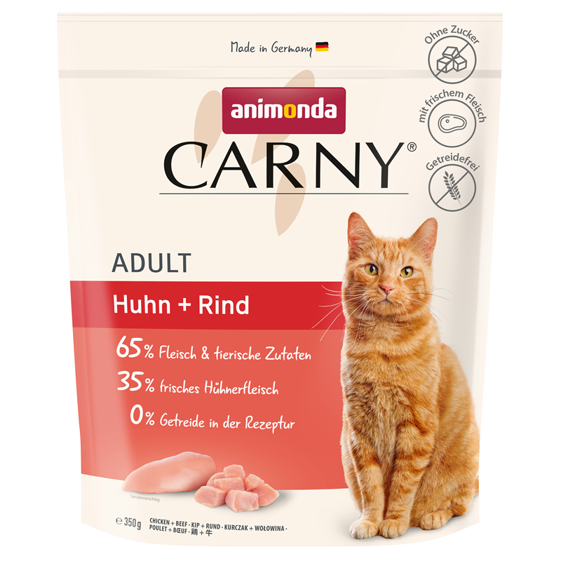 Animonda Cat Trocken Carny Adult Huhn + Rind 350g