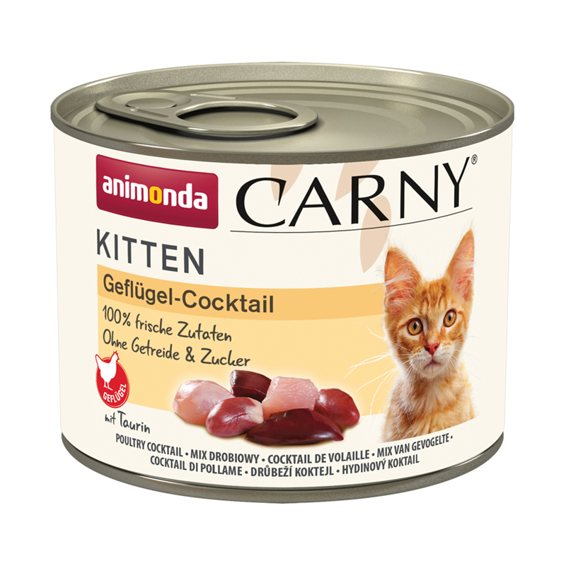 Animonda Cat Dose Carny Kitten Geflügel - Cocktail 200 g
