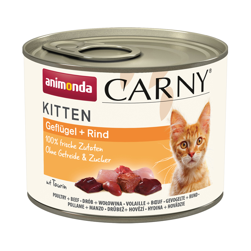 Animonda Cat Dose Carny Kitten Geflügel + Rind 200 g