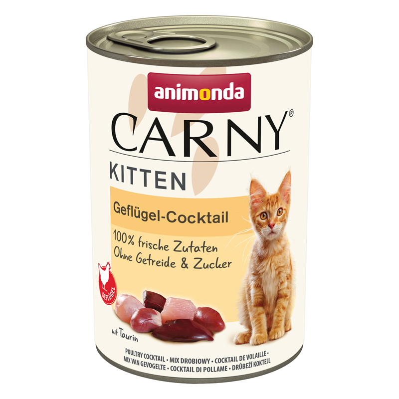 Animonda Cat Dose Carny Kitten Dose Geflügel - Cocktail 400 g