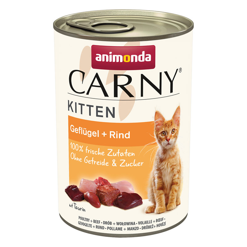 Animonda Cat Dose Carny Kitten Geflügel + Rind 400 g