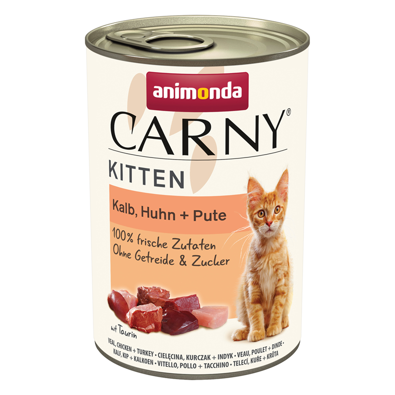 Animonda Cat Dose Carny Kitten Kalb, Huhn + Pute 400 g