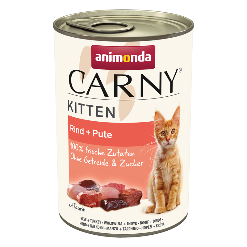 Animonda Cat Dose Carny Kitten Rind + Pute 400 g