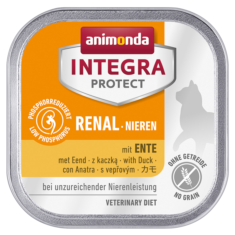 Animonda Cat Schale Integra Protect Niere mit Ente 100g
