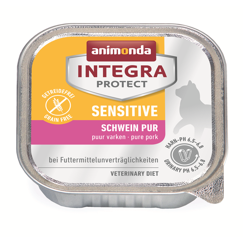 Animonda Cat Schale Integra Protect Sensitiv mit Schwein pur 100 g
