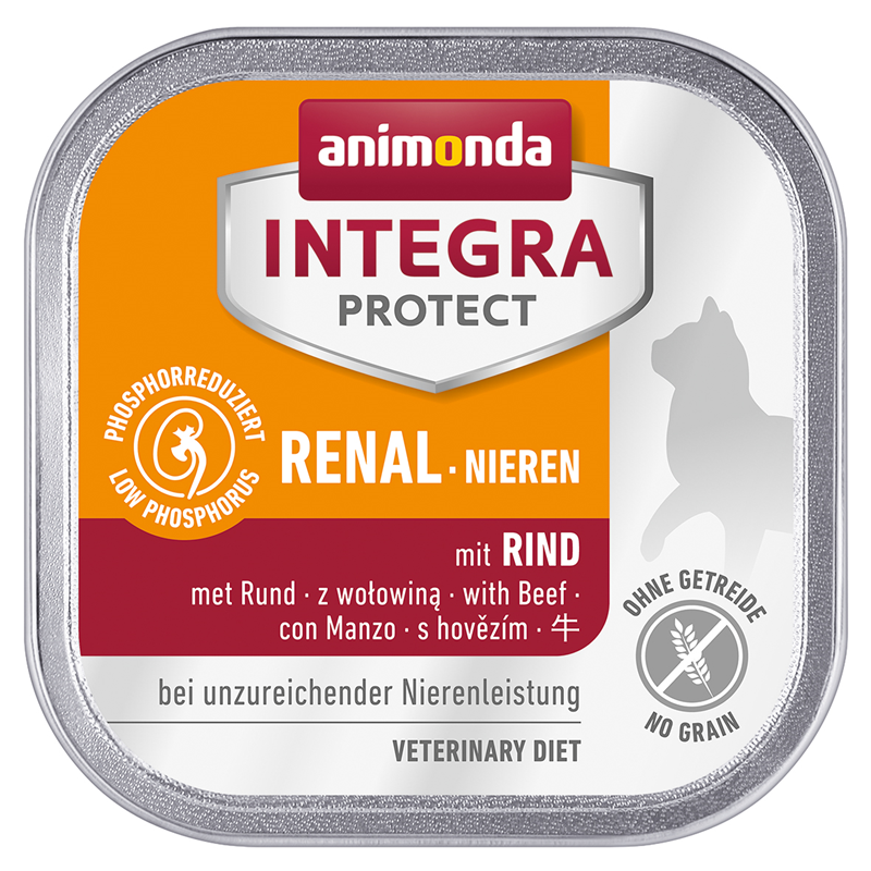 Animonda Cat Schale Integra Protect Niere mit Rind 100g