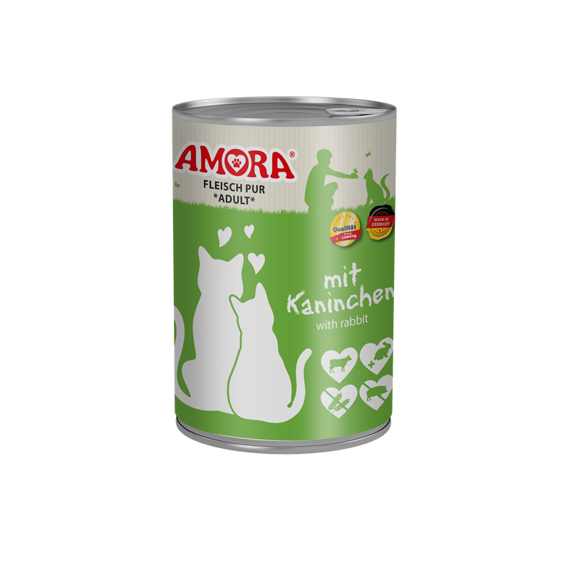 AMORA Fleisch Pur mit Kaninchen 400g