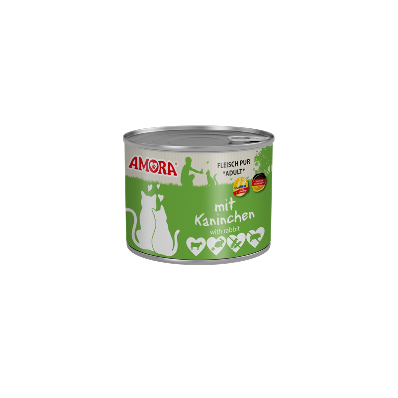 AMORA Fleisch Pur mit Kaninchen 200g