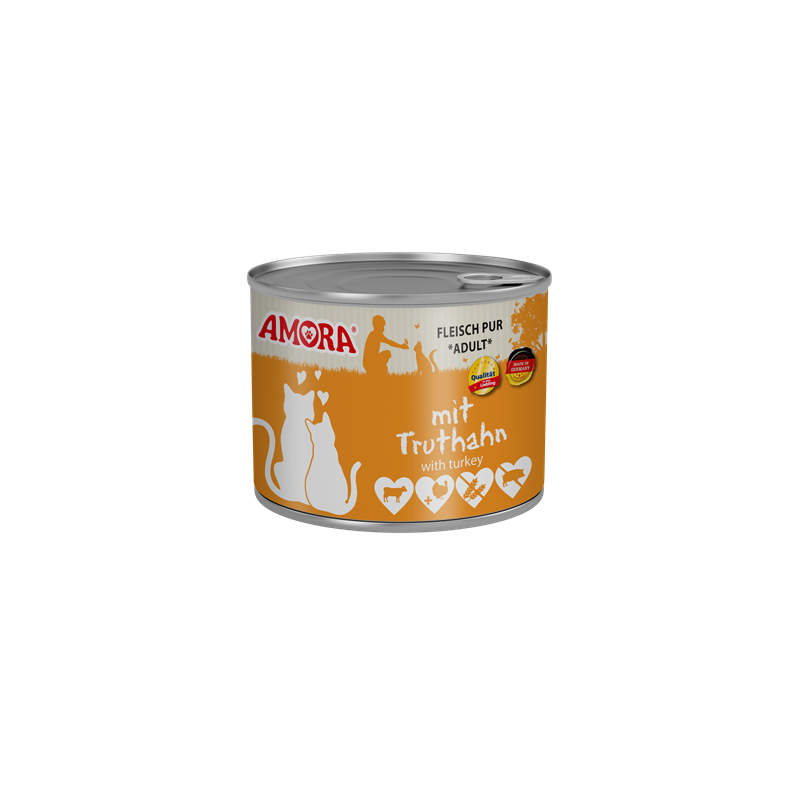 AMORA Fleisch Pur mit Truthahn 200g