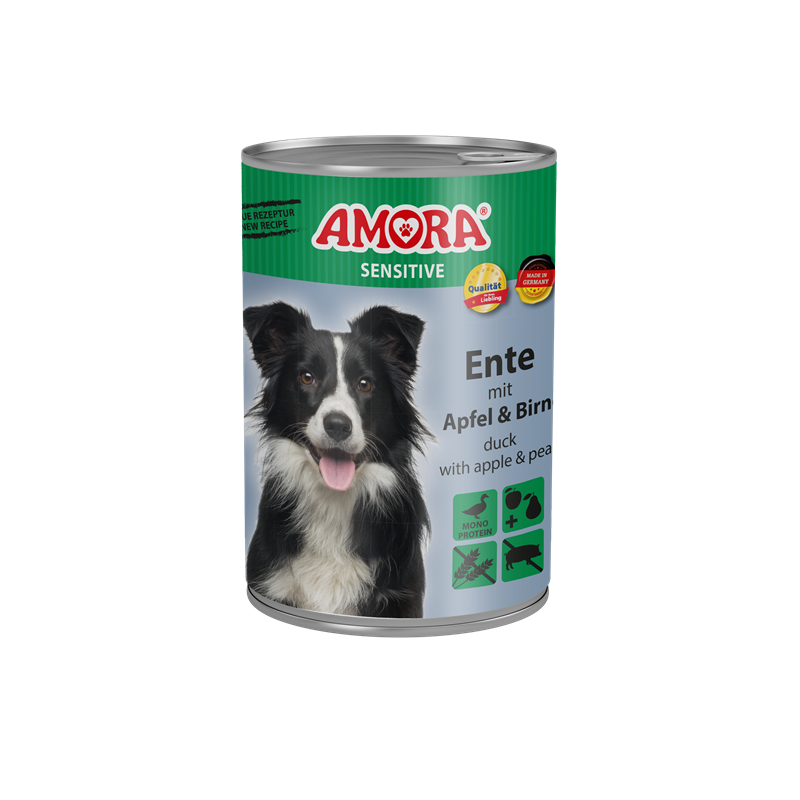 AMORA Sensitive Ente+Apfel+Birne 400g