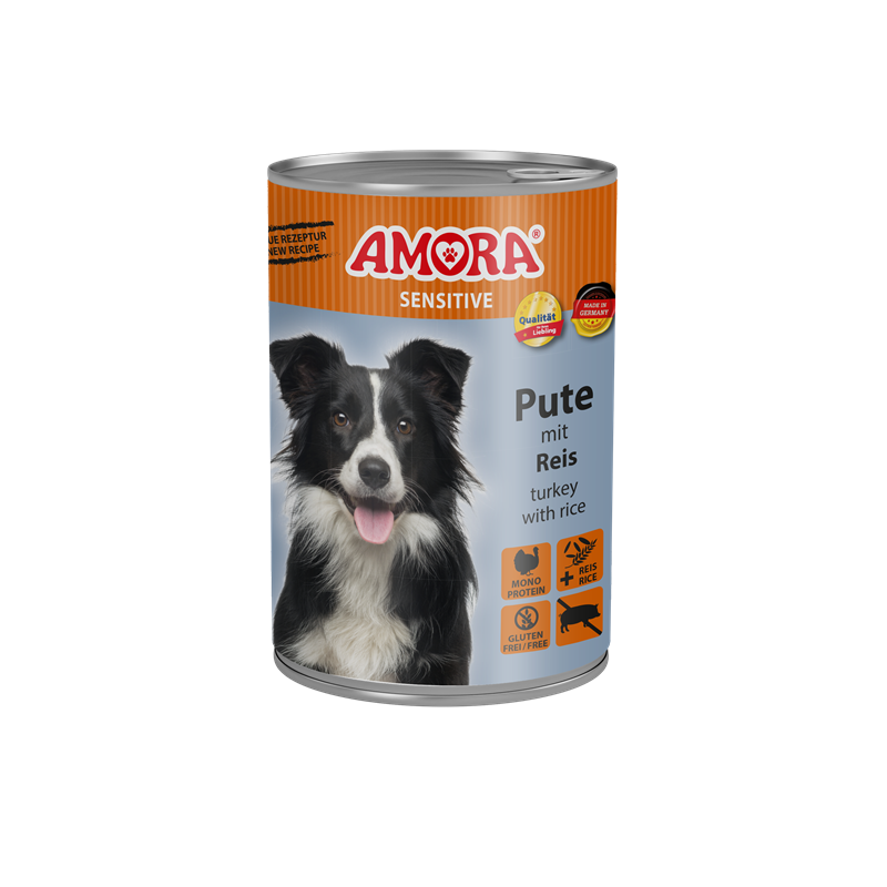 AMORA Sensitive Pute+Reis 400g