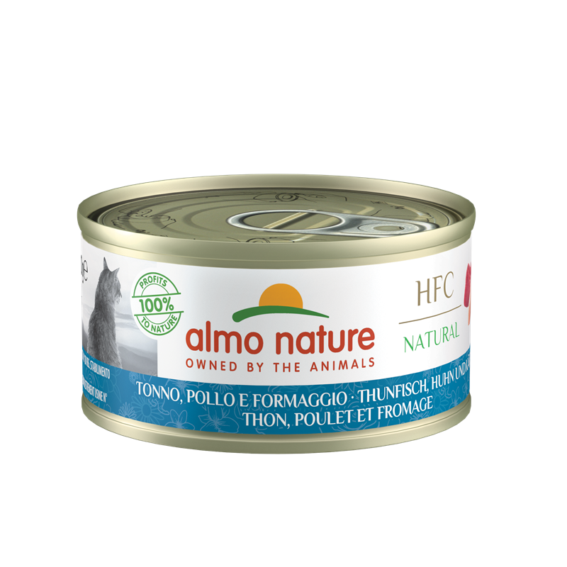 Almo Nature HFC Natural Thunfisch, Huhn & K?se 70g