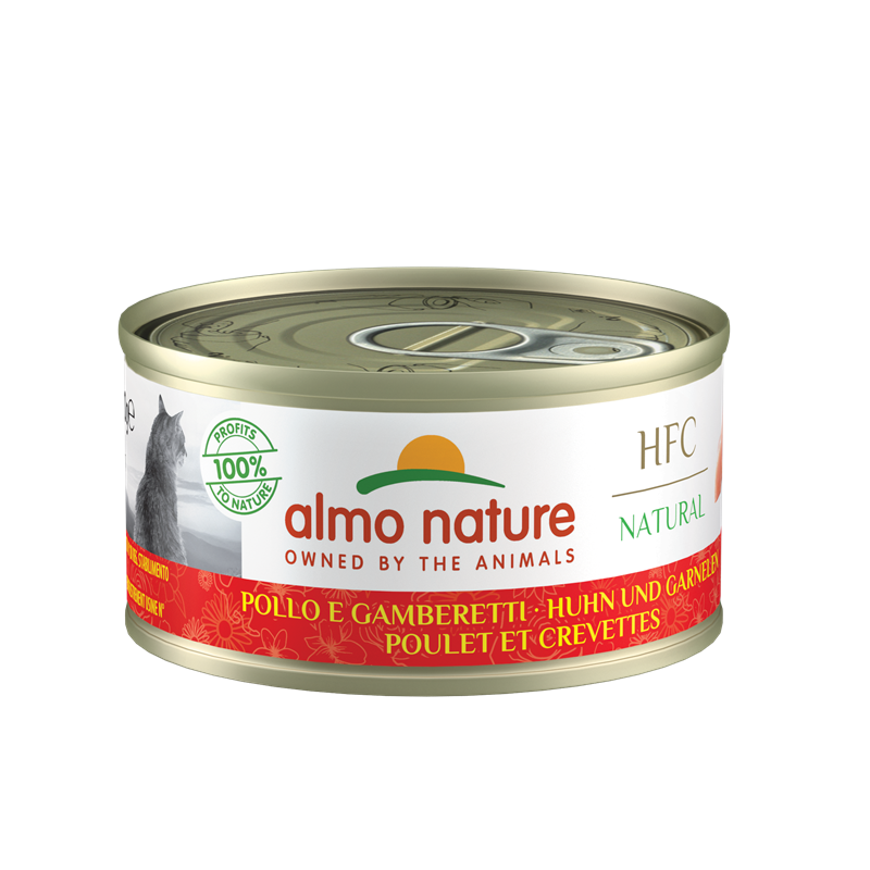 Almo Nature HFC Natural Huhn & Garnelen 70g