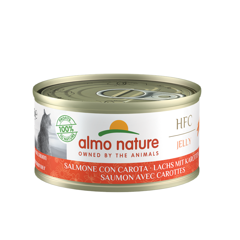 Almo Nature HFC Jelly Lachs mit Karotte 70g