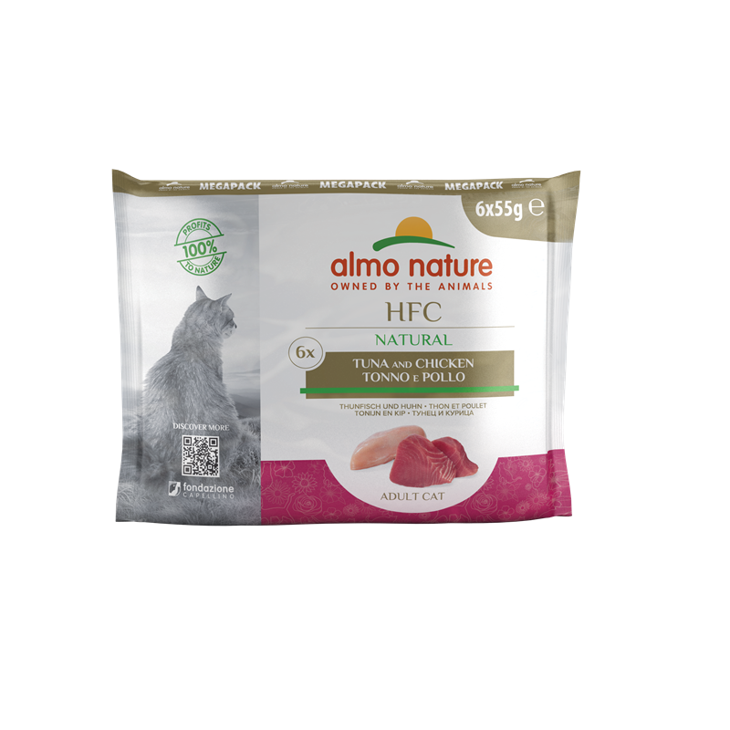 Almo Nature HFC Natural Thunfisch und Huhn 6x55 g