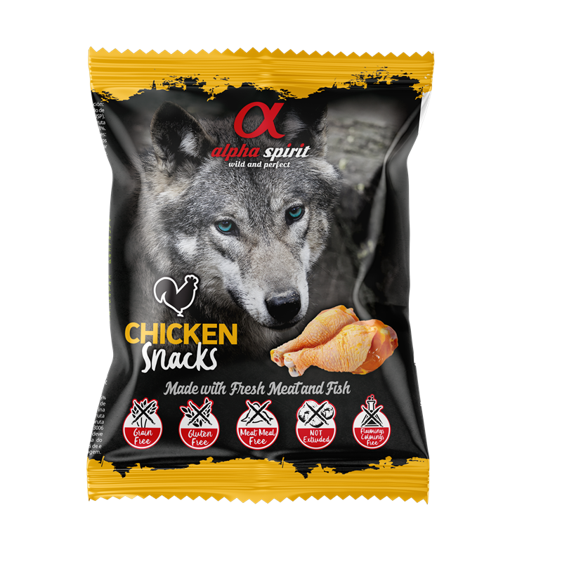 alpha spirit Snacks Bag gewürfelt Huhn 50 g