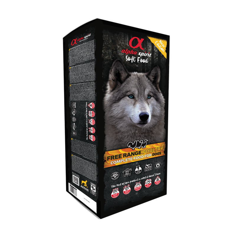 alpha spirit Dog Semi-Moist Compl. Geflџgel 9kg