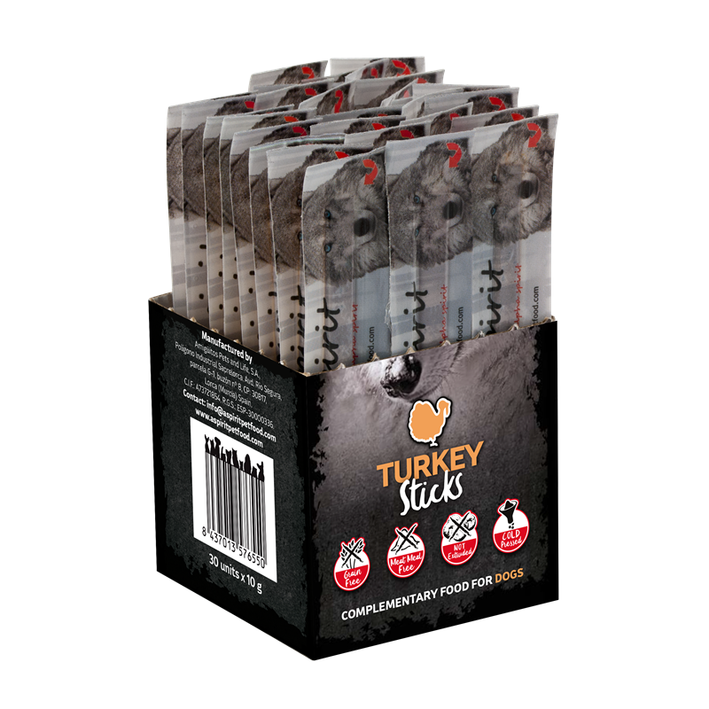 alpha spirit Dog Individual Stick Truthahn 30er-Box
