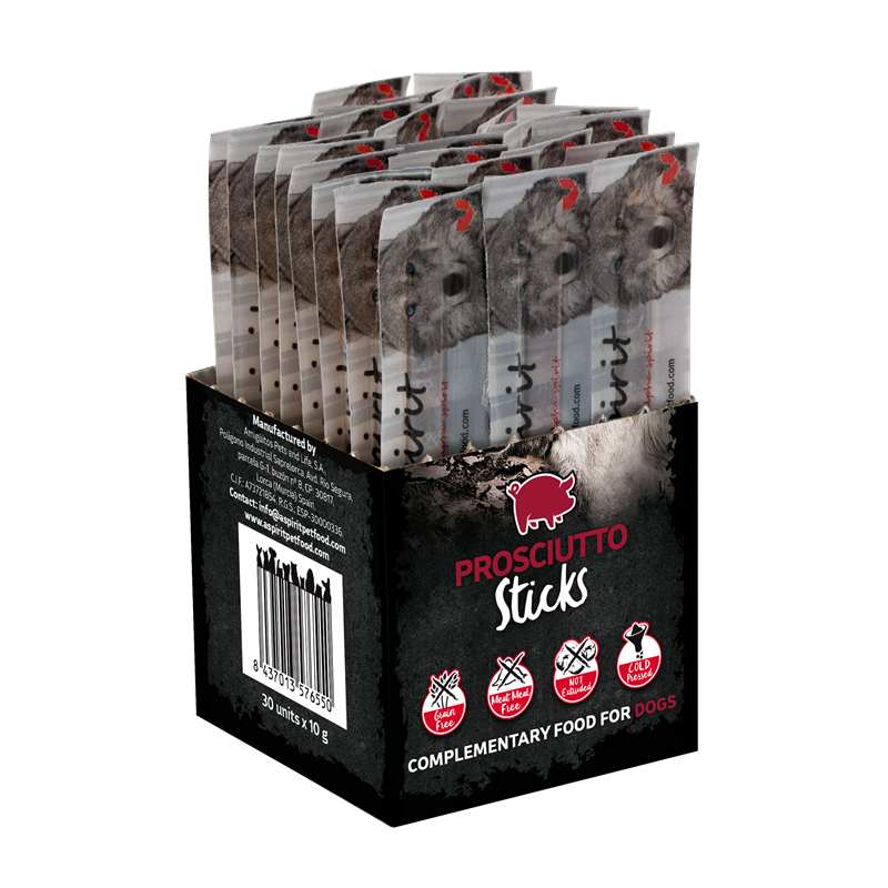alpha spirit Dog Individual Stick Prosciutto 30er-Box