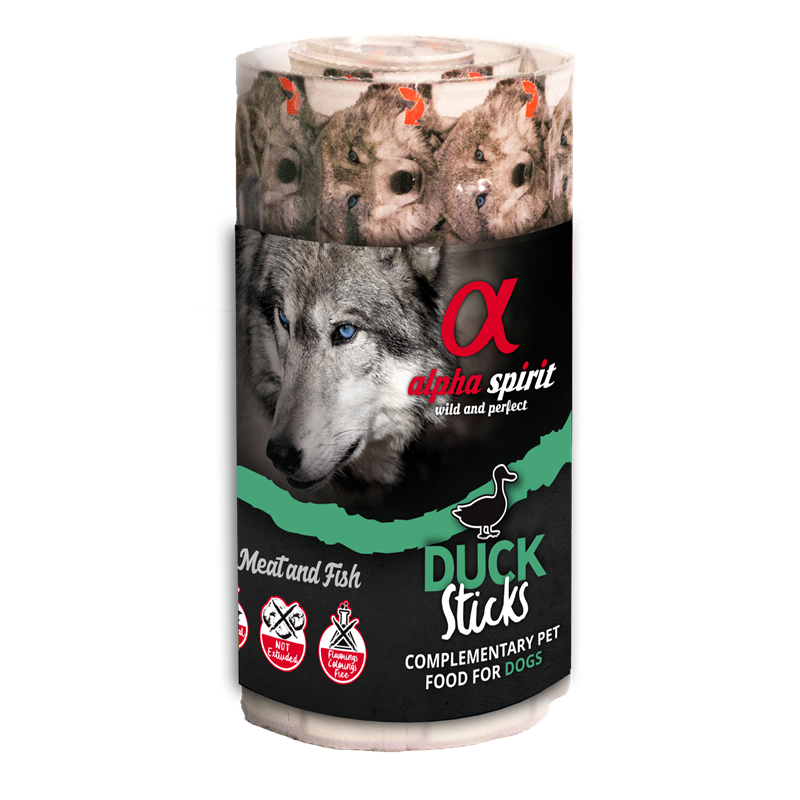 alpha spirit Dog Ristra Stick Ente 16er