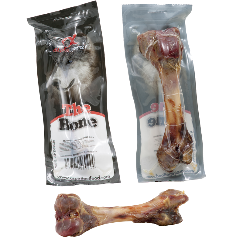 alpha spirit Dog Serrano Schinkenknochen ganz vac.