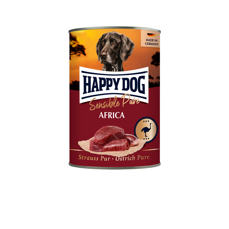 Happy Dog Dose Sensible Pure Africa Strauß 400g