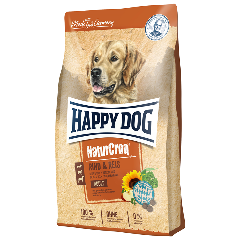 Happy Dog NaturCroq Rind & Reis 1 kg