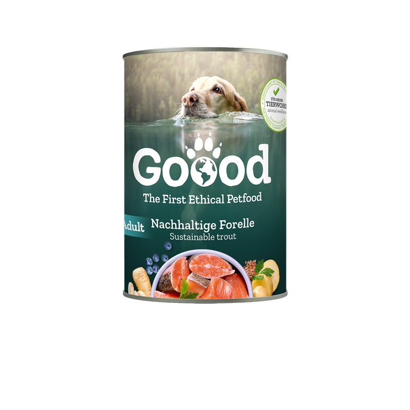 GOOOD Adult Nachhaltige Forelle Dose 400 g