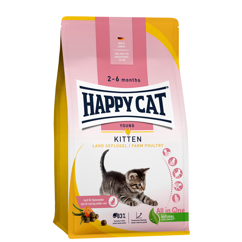 Happy Cat Young Kitten Land Geflügel 1,3 kg