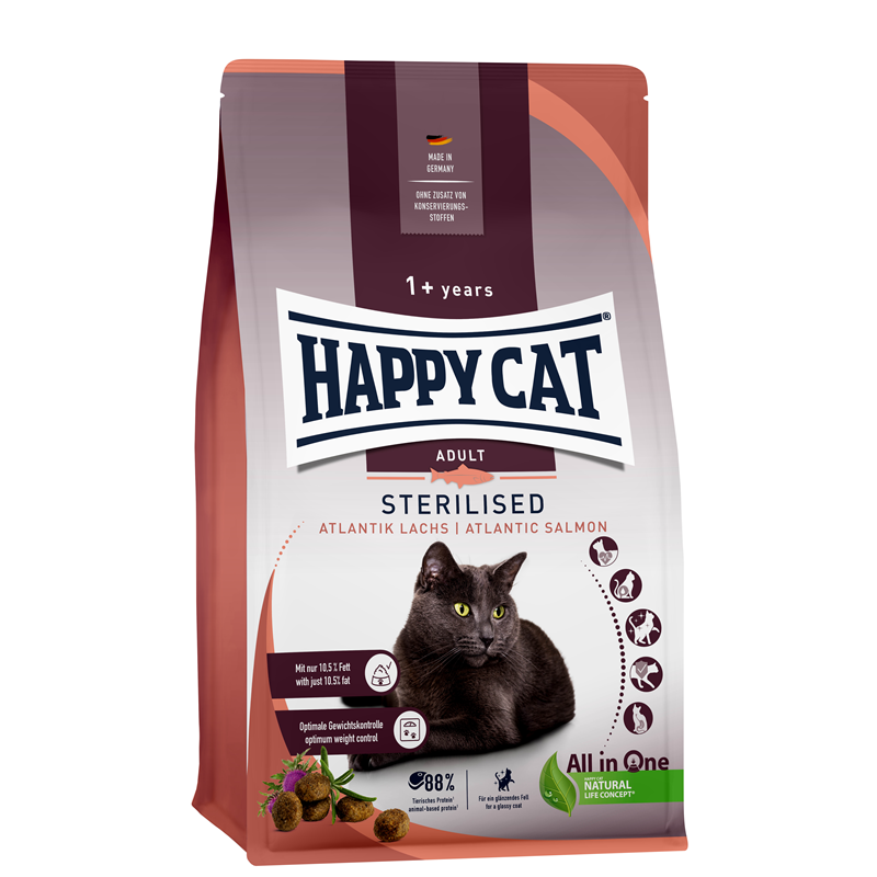Happy Cat Sterilised Adult Atlantik Lachs 10 kg