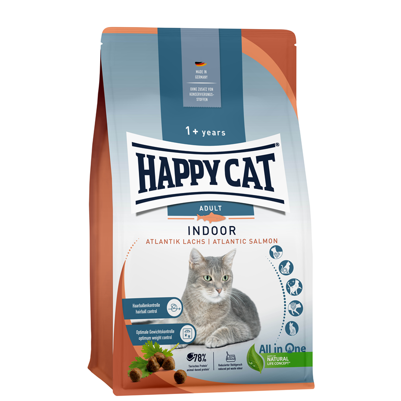 Happy Cat Indoor Adult Atlantik Lachs 300g