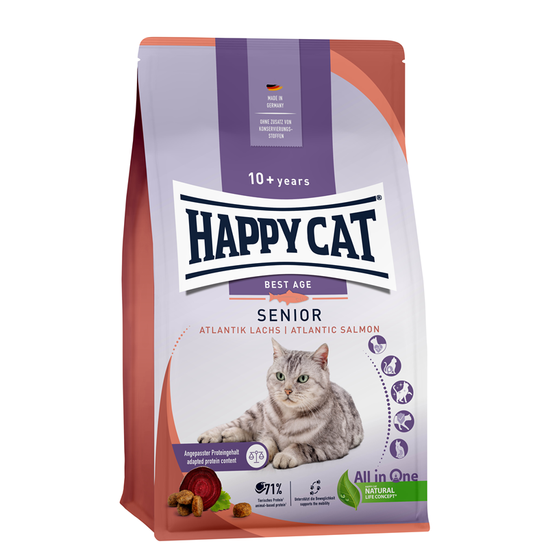Happy Cat Senior Atlantik Lachs 300 g