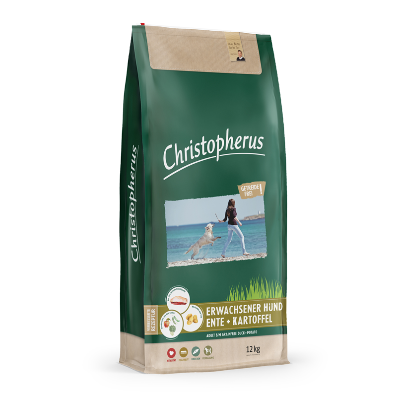 Christopherus Getreidefrei Ente&Kartoffel 12kg
