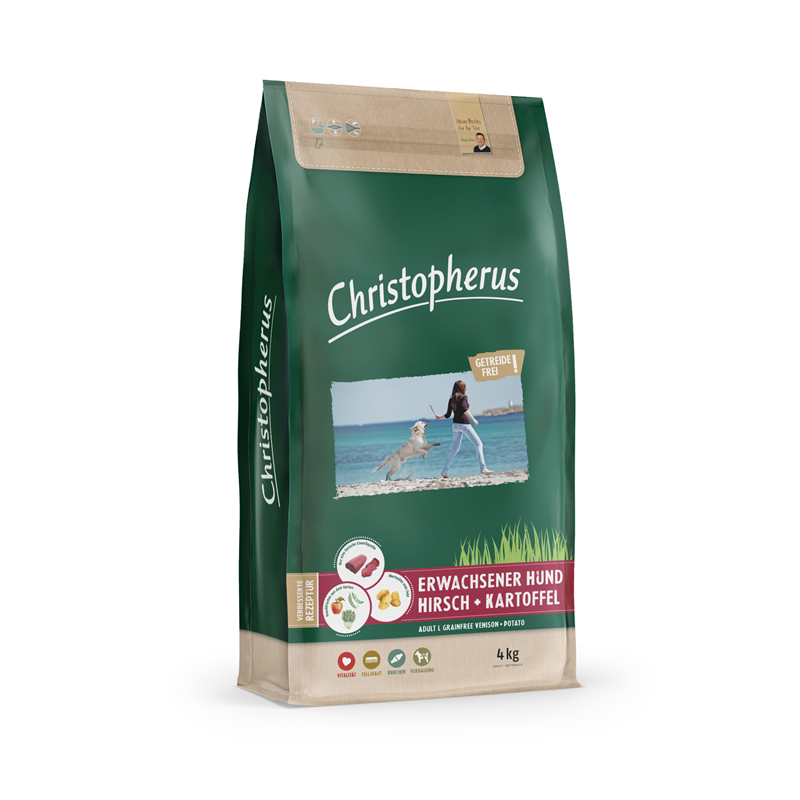 Christopherus Getreidefrei Hirsch&Kartoffel 4kg