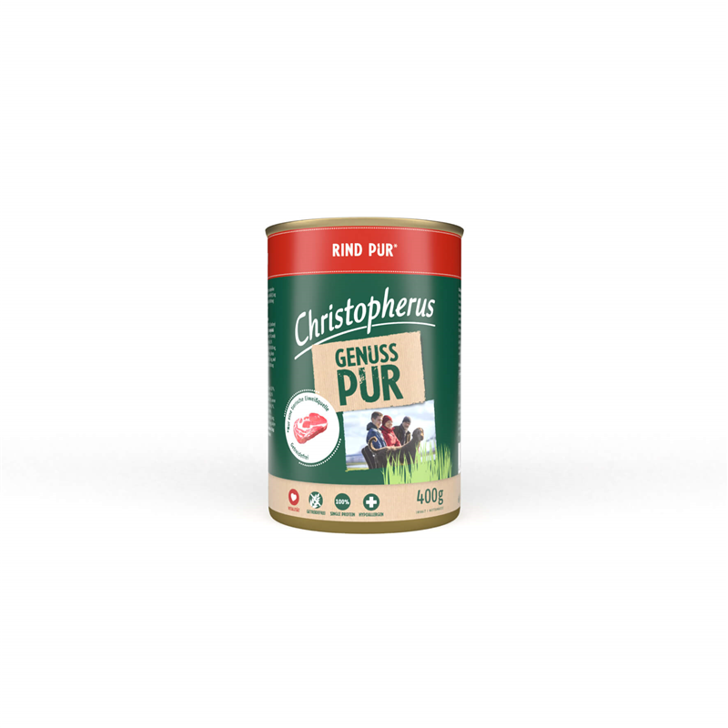 Christopherus Pur Rind 400g-Dose