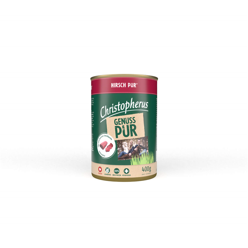 Christopherus Pur Hirsch 400g-Dose